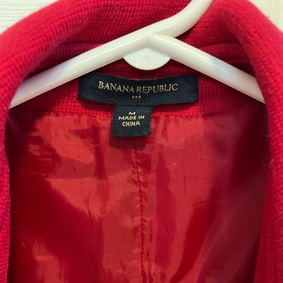 Banana Republic Red Coat, M - Picture 3 of 7